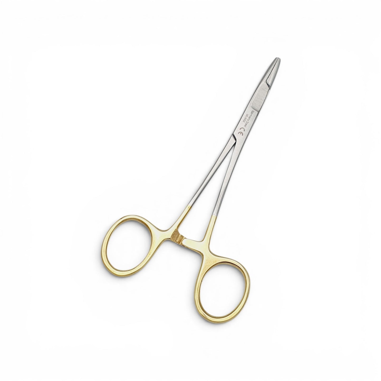 Porta agujas con tijera olsen 14cm. - Acero alemán