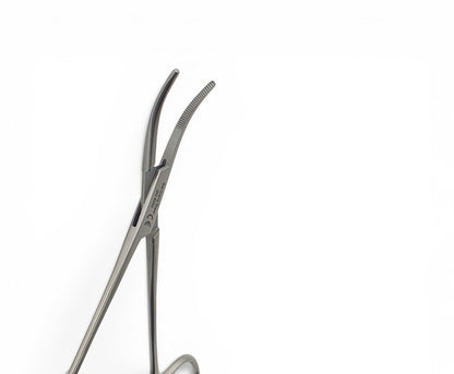 Pinza Kelly curva 14cm - Acero alemán