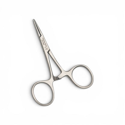 Pinza halstead mosquito recta 9cm.-Acero alemán