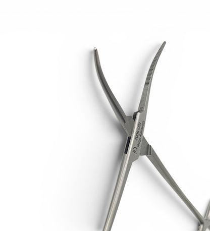 Pinza Kelly rankin curva 16cm.-Acero alemán