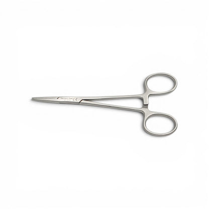Pinza halstead mosco recta 12cm - Acero alemán