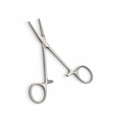 Pinza Kelly recta 14cm. - Acero alemán