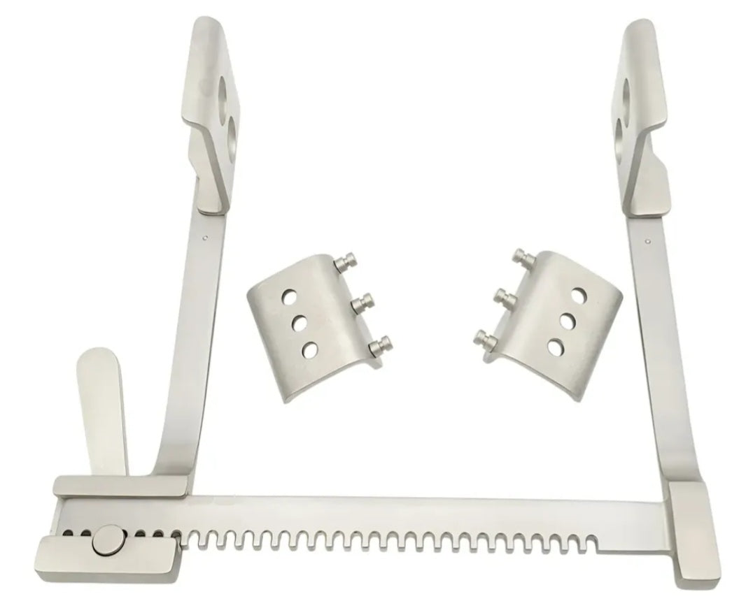 Retractor finochietto adulto - valvas intercambiables - Acero alemán