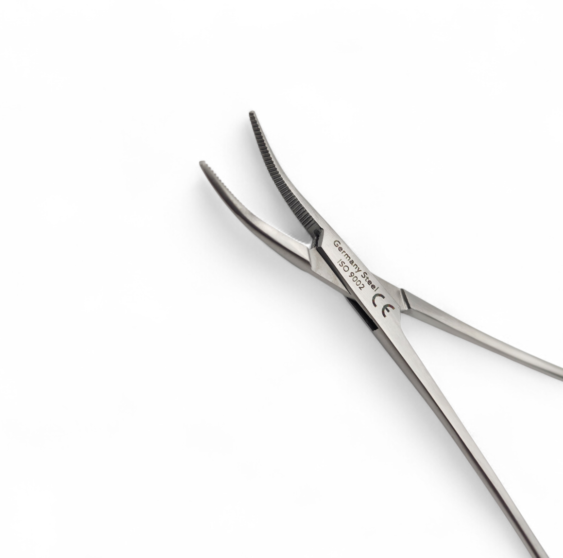Pinza halstead mosquito curva 12cm - Acero alemán