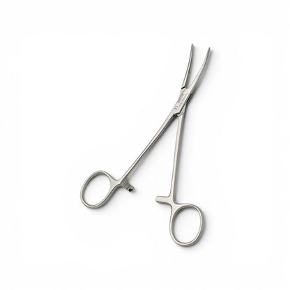 Pinza Kelly rankin curva 16cm.-Acero alemán
