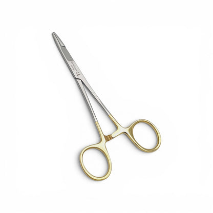 Porta agujas con tijera olsen 14cm. - Acero alemán