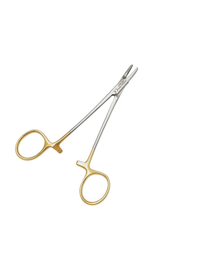 Porta agujas mayo hegar con tugsteno 12cm. - Acero alemán