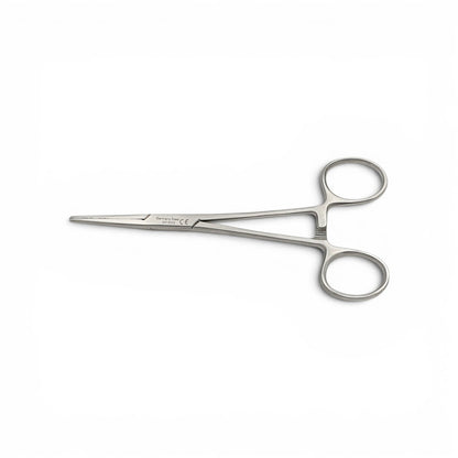 Pinza Kelly recta 14cm. - Acero alemán