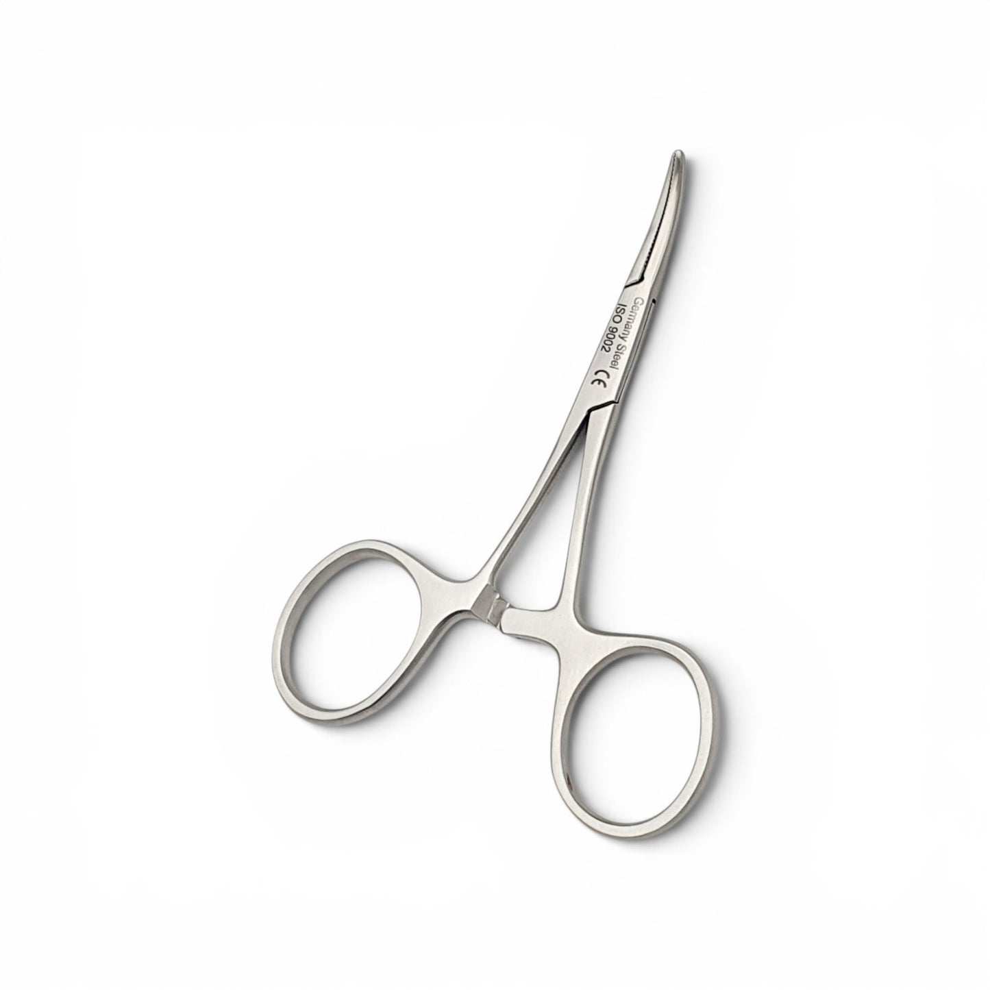 Pinza halstead mosquito curva 9cm - Acero alemán