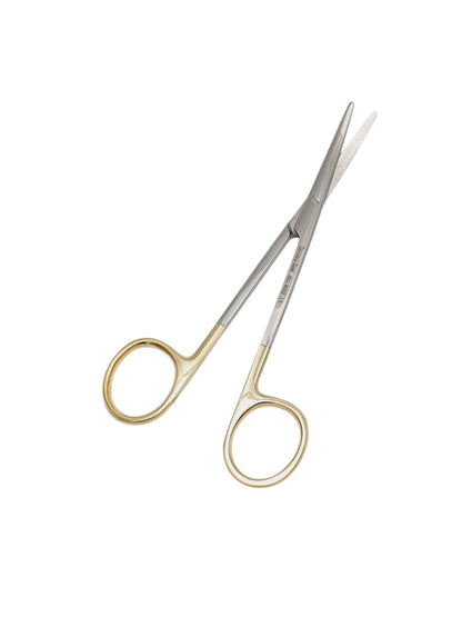 Tijera metzenbaum curva 14cm con tugsteno - Acero alemán