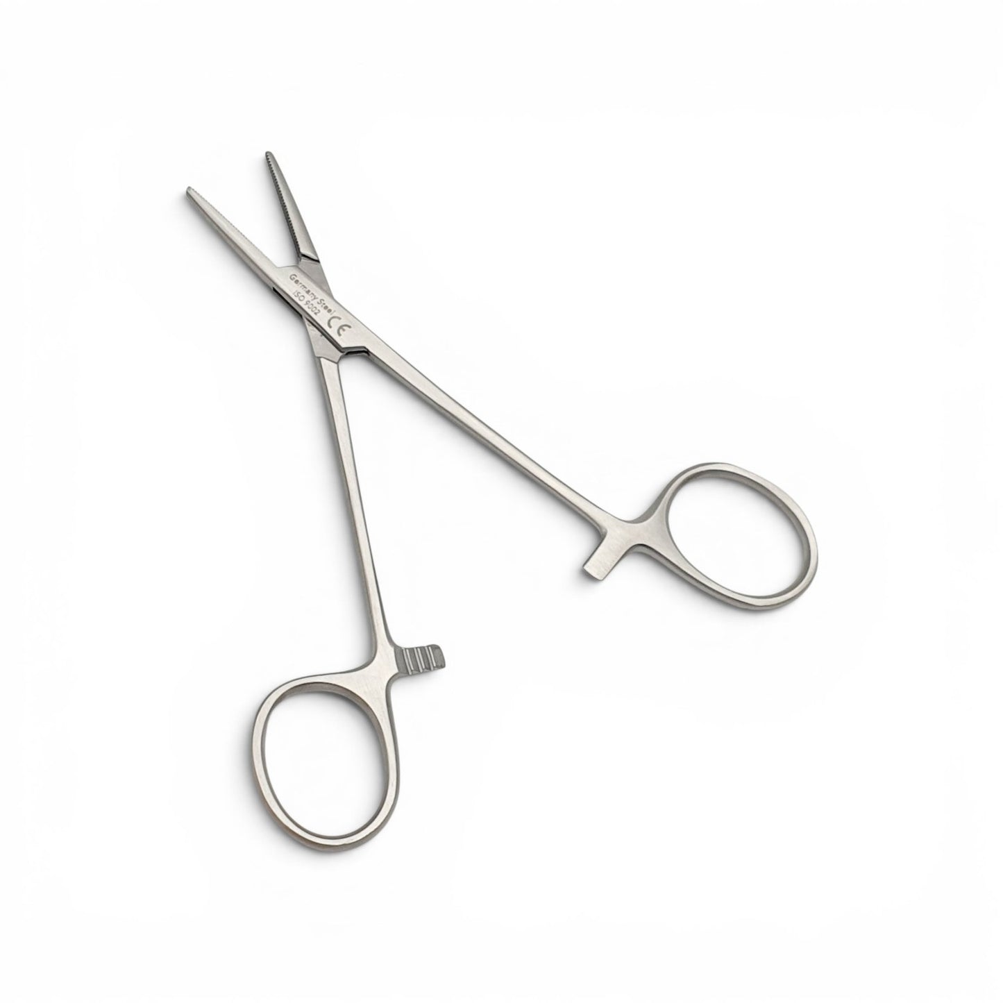 Pinza halstead mosco recta 12cm - Acero alemán
