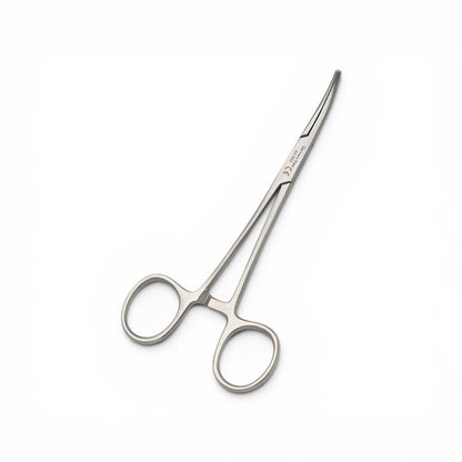 Pinza Kelly curva 14cm - Acero alemán