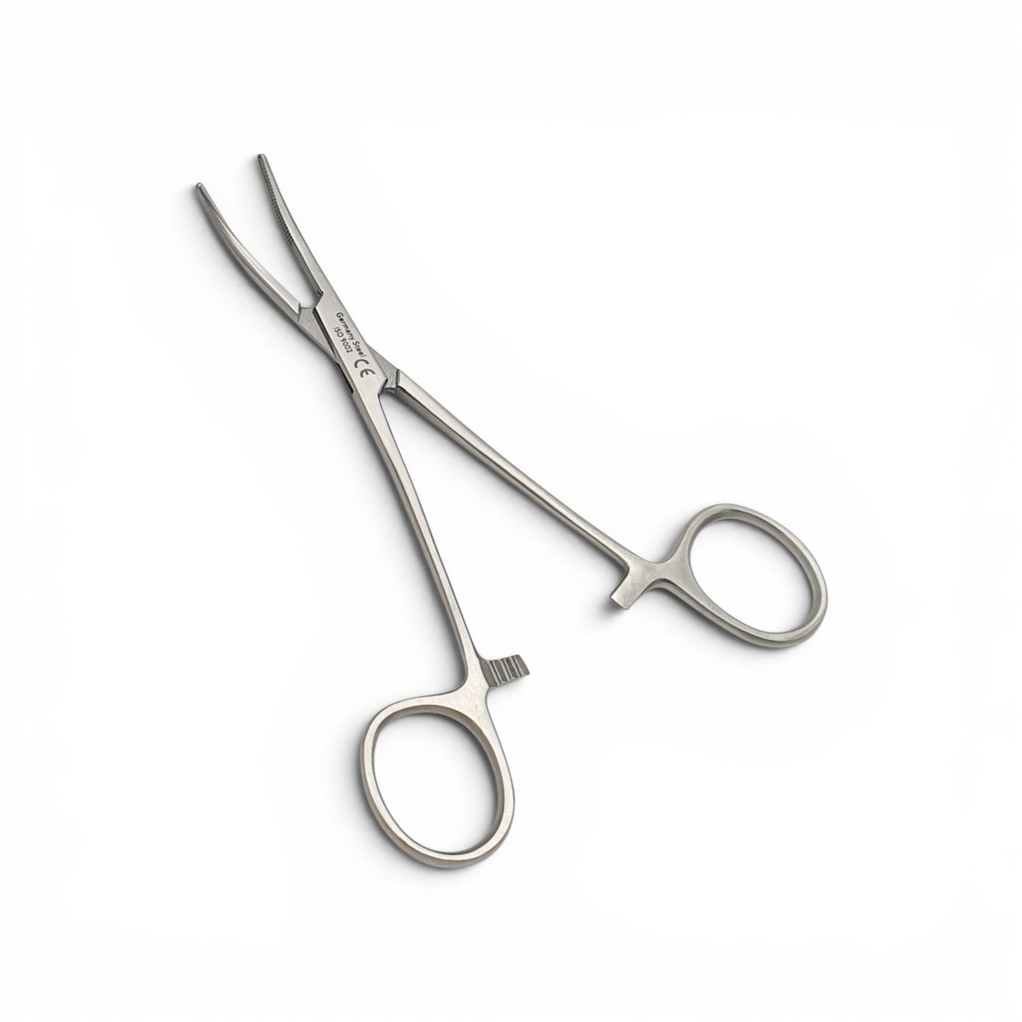 Pinza Kelly curva 14cm - Acero alemán