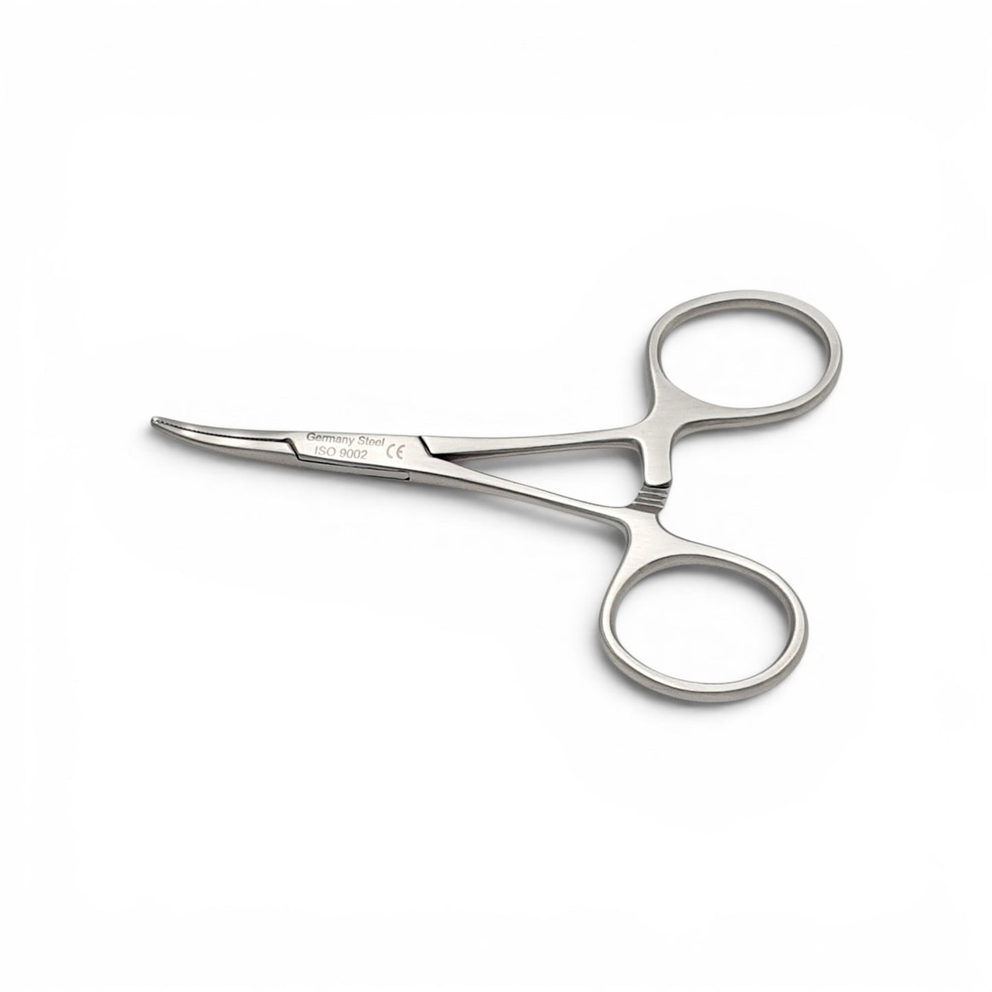 Pinza halstead mosquito curva 9cm - Acero alemán