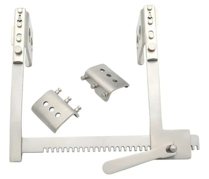 Retractor finochietto adulto - valvas intercambiables - Acero alemán