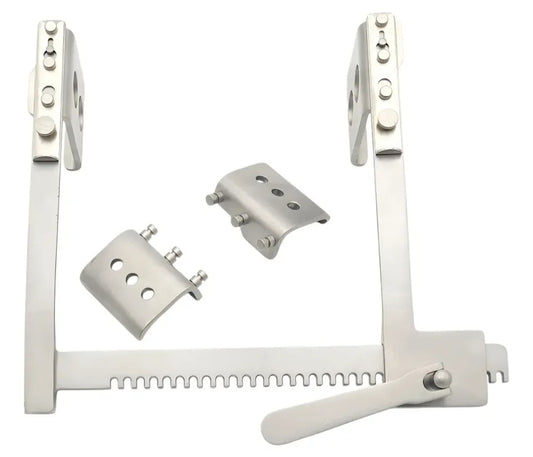 Retractor finochietto adulto - valvas intercambiables - Acero alemán