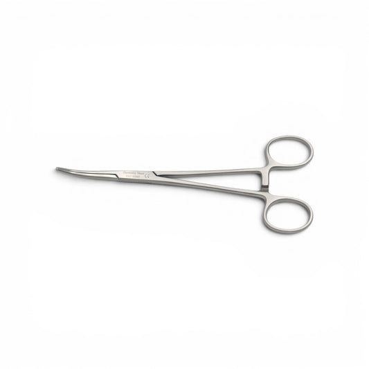 Pinza Kelly rankin curva 16cm.-Acero alemán