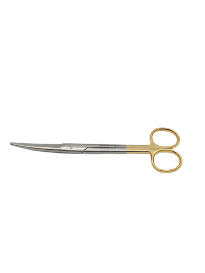 Tijera mayo curva 17cm con tugsteno - Acero alemán