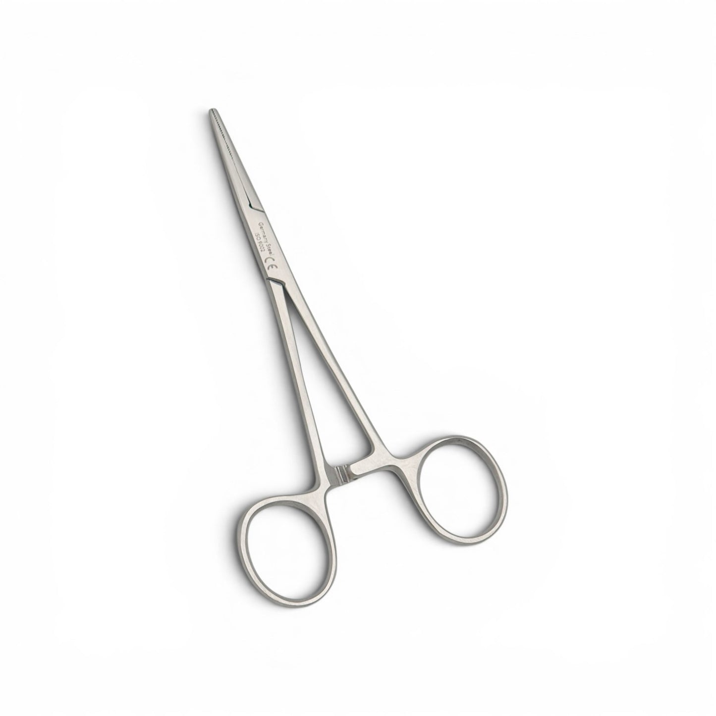 Pinza Kelly recta 14cm. - Acero alemán
