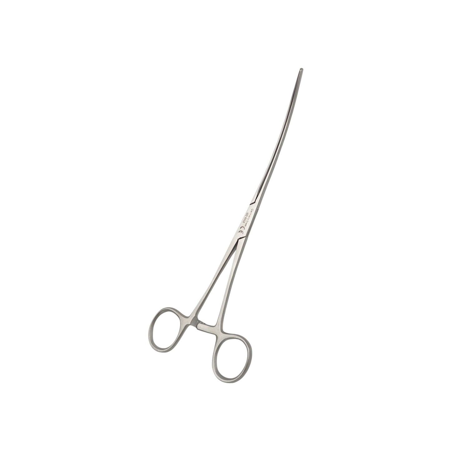 Clamps intestinal curva 23cm. - Acero alemán