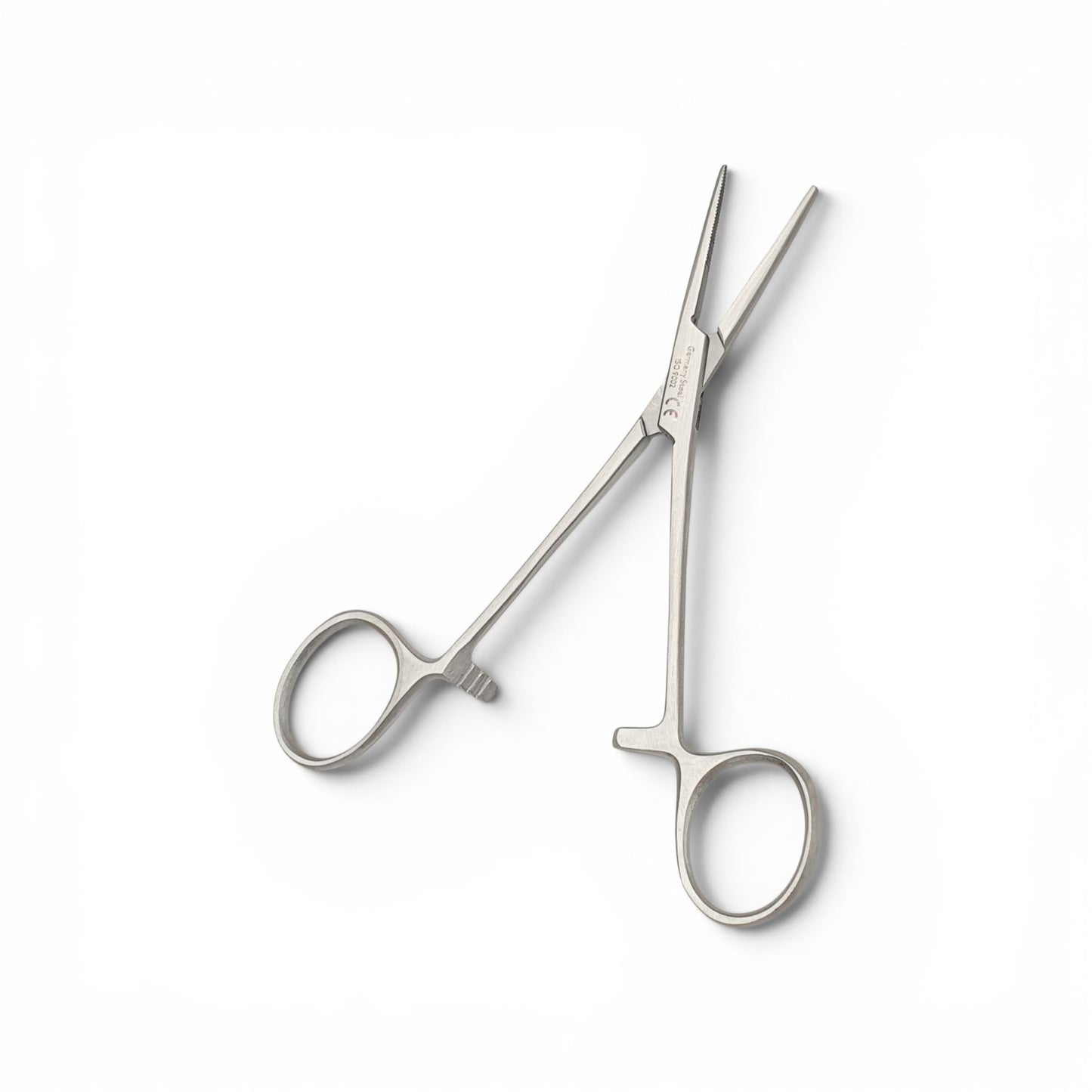 Pinza Kelly recta 14cm. - Acero alemán