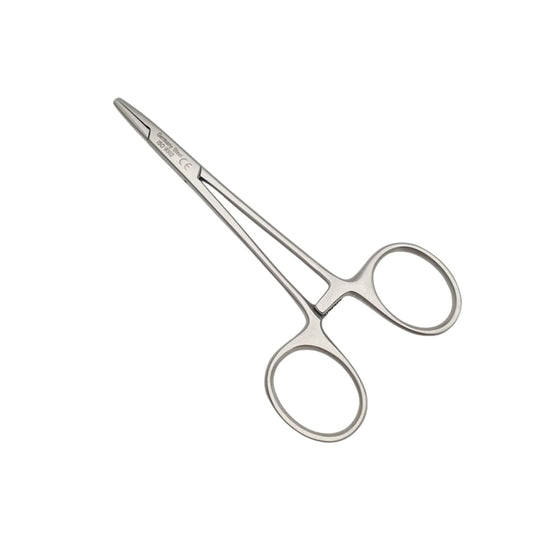 Porta agujas mayo hegar 12cm. - Acero alemán