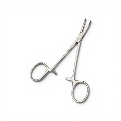 Pinza halstead mosquito curva 12cm - Acero alemán