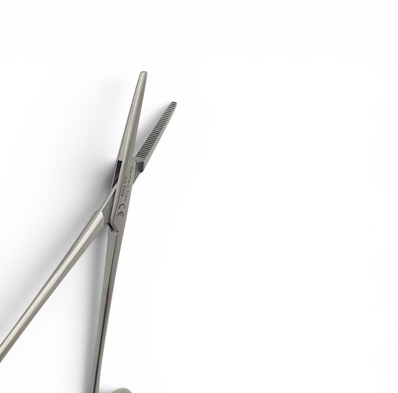 Pinza halstead mosco recta 12cm - Acero alemán