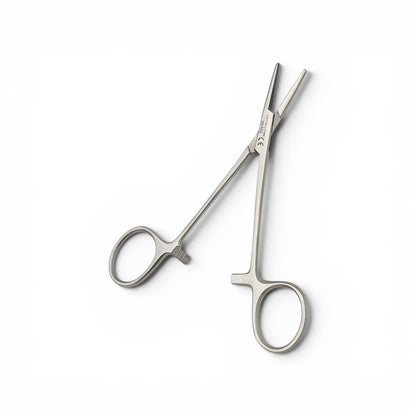 Pinza halstead mosco recta 12cm - Acero alemán