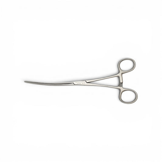 Clamps intestinal curva 23cm. - Acero alemán