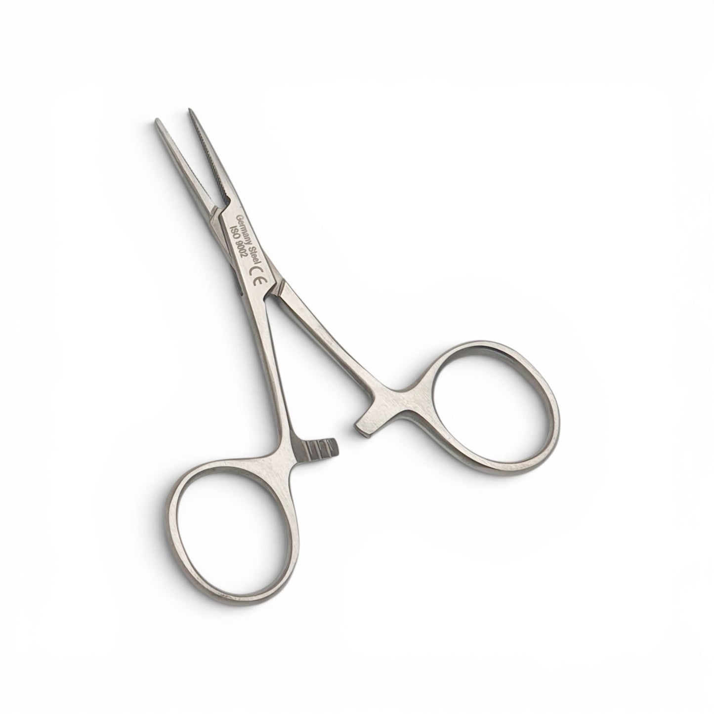 Pinza halstead mosquito recta 9cm.-Acero alemán